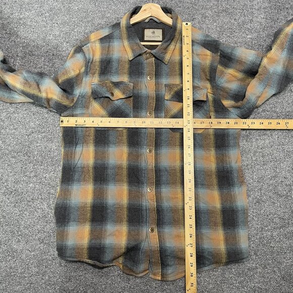 Legendary Whitetails Mens Large Journeyman Plaid Shacket Thermal Lined Country - Picture 6 of 7